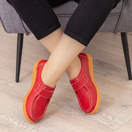 Frauenschuhe jeden Tag 8518 rot Botinelli