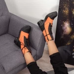 NX121 Black-orange-Stiefel Mei