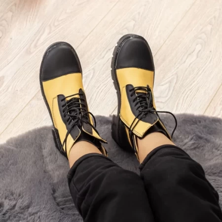 NX121 Black-Yellow Stiefel Mei