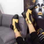 NX121 Black-Yellow Stiefel Mei