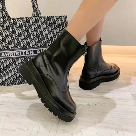 NX123 Schwarze Stiefel Mei