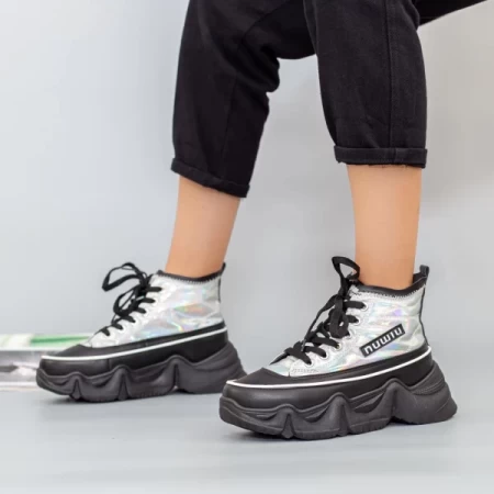 H29 schwarze Stiefel Mode