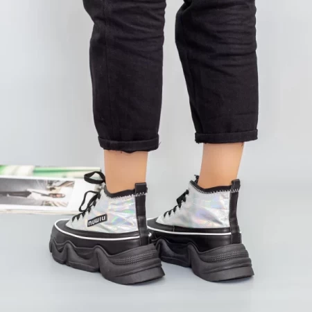 H29 schwarze Stiefel Mode