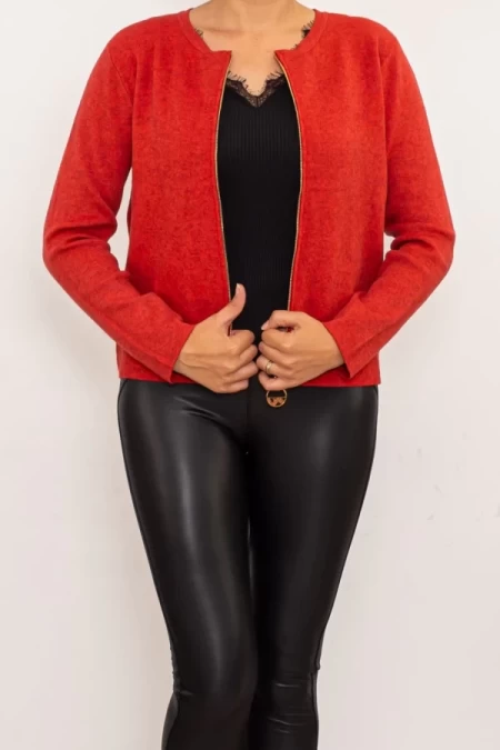 Frauen D537 Orange Jacke für Frauen Mode