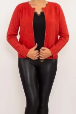 Frauen D537 Orange Jacke für Frauen Mode