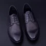 Herrenschuhe aus natürlichem Leder Y053A-08f Schwarz | Stephano