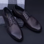 Herrenschuhe aus natürlichem Leder Y053A-08f Schwarz | Stephano