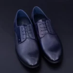 Herrenschuhe aus natürlichen Leder Y053A-08F Dunkelblau | Stephano