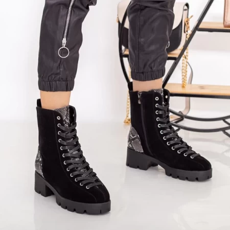 ZP881C Schwarze Stiefel Mei