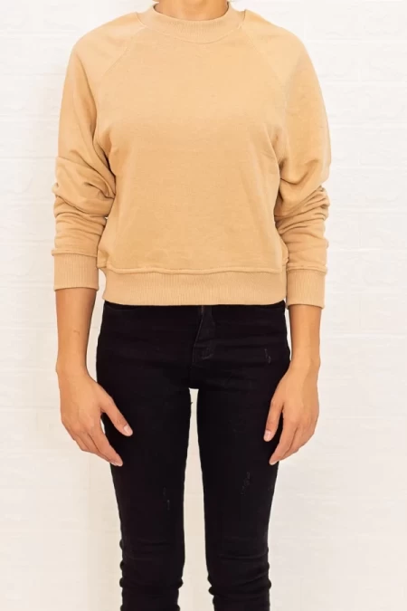 Frauen Sweatshirt 9098 Beige ADROM