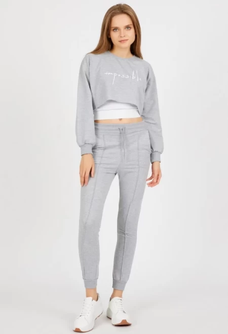 Damenset 3 Teile 9082 Grau ADROM
