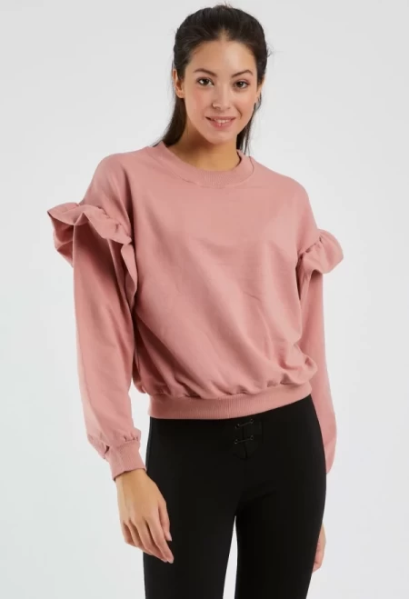 Frauen Sweatshirt 9127 Pink | ADROM