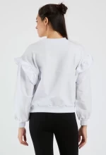 Frauen Sweatshirt 9127 Weiß ADROM