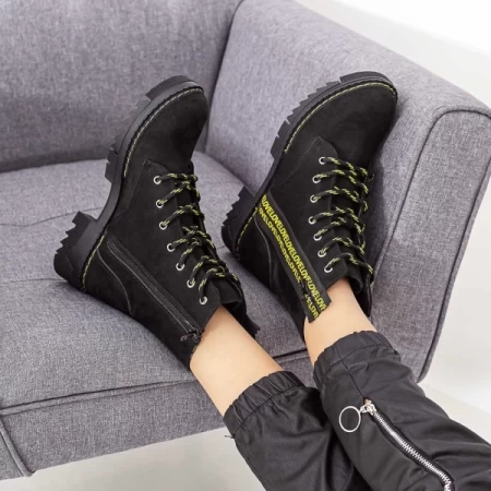 E6002 Black-Yellow Stiefel Existieren