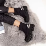 E505 schwarze Stiefel Existieren