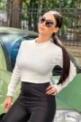Frauen Sweatshirt 2082 Weiß | Mode