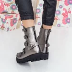E509 Gunmetal -Stiefel Existieren