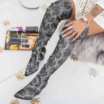 High Heels XKK262 Black-Silver Mei