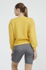 Frauen Sweatshirt 9099-6 Gelb ADROM