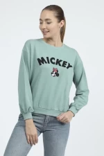 Frauen Sweatshirt 9099-4 Grün ADROM