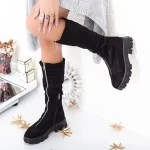 Frauen kurze Stiefel MX200A Schwarz Mei
