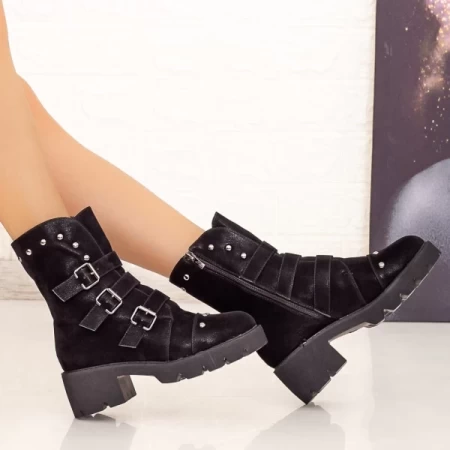 MX173A Schwarze Stiefel Mei