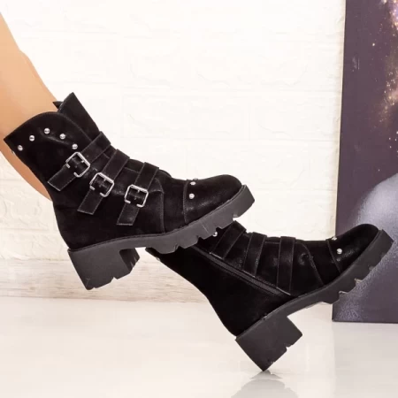 MX173A Schwarze Stiefel Mei