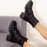 MX173A Schwarze Stiefel Mei
