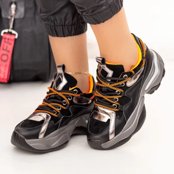 Frauen Sportschuhe SZ261 Black-Orange | Mei