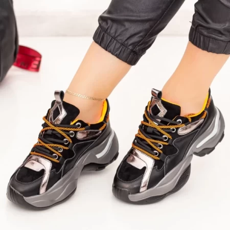 Frauen Sportschuhe SZ261 Black-Orange | Mei