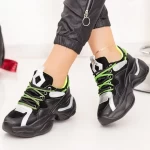 Frauen Sportschuhe SZ261 Black-Green | Mei