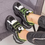 Frauen Sportschuhe SZ261 Black-Green | Mei