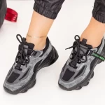 Frauen Sportschuhe SZ283 Schwarzgrau | Mei