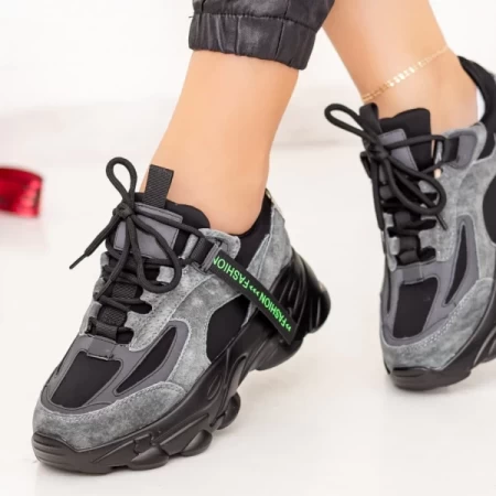 Frauen Sportschuhe SZ283 Schwarzgrau | Mei