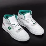 Herren Sportschuhe 7025 Weiß und Grün ABC