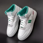 Herren Sportschuhe 7025 Weiß und Grün ABC