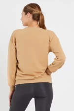 Frauen Sweatshirt 9163 Beige ADROM