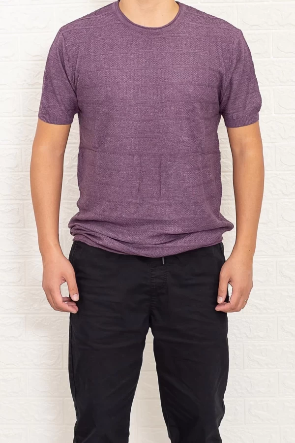 Herren 1530 lila T -Shirt Mode