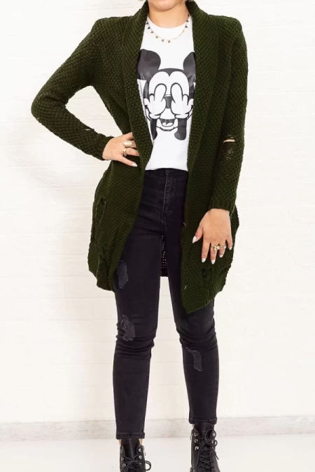 Frauenjacke 3557 Khaki | Mode