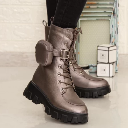 MX205 Gunmetal -Stiefel Mei