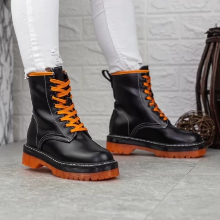 NX120 Black-orange-Stiefel Mei