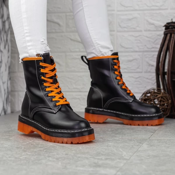 NX120 Black-orange-Stiefel Mei