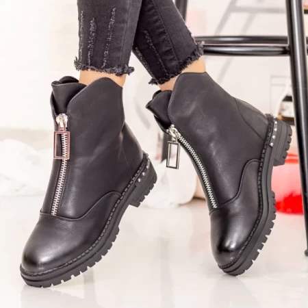 MX169 Schwarze Stiefel Mei