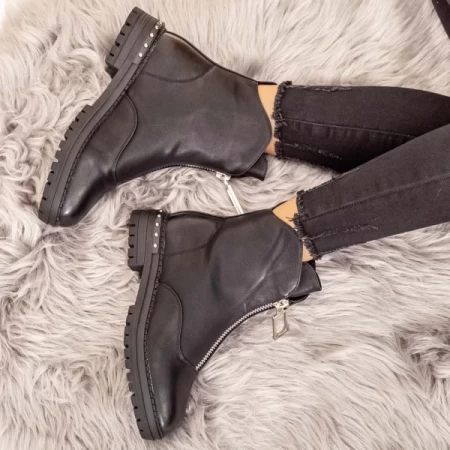 MX169 Schwarze Stiefel Mei