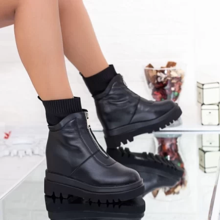 SJN353 Schwarze Stiefel Mei