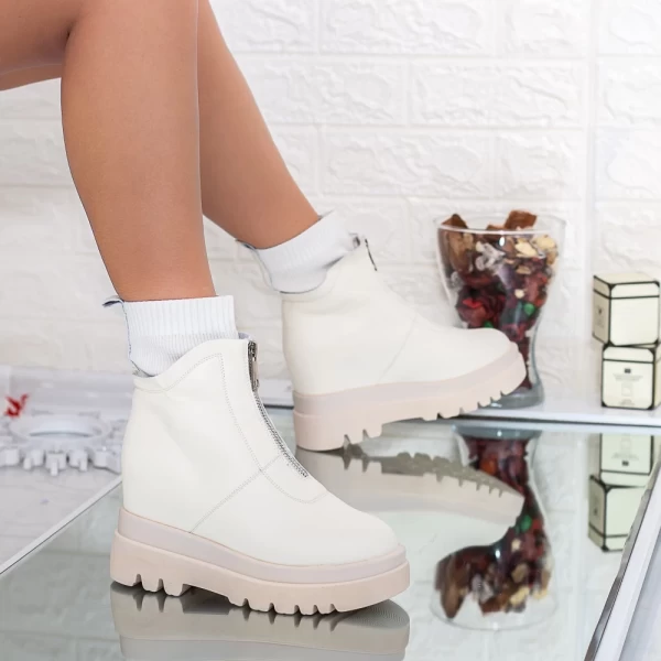 SJN353 Beige Stiefel Mei