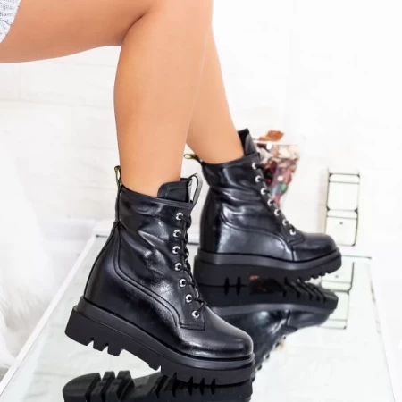 SJN355 Schwarze Stiefel Mei