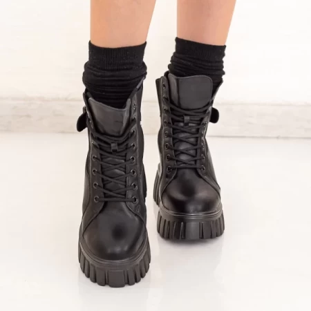 SJN358 Schwarze Stiefel Mei