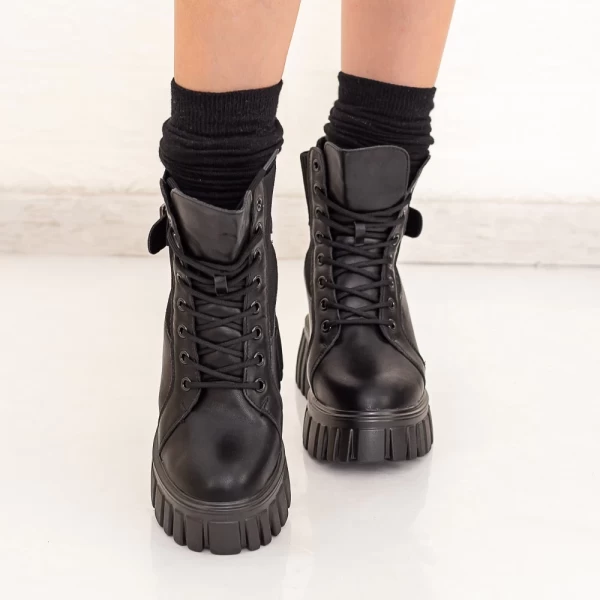 SJN358 Schwarze Stiefel Mei