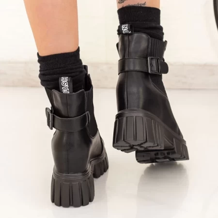 SJN358 Schwarze Stiefel Mei